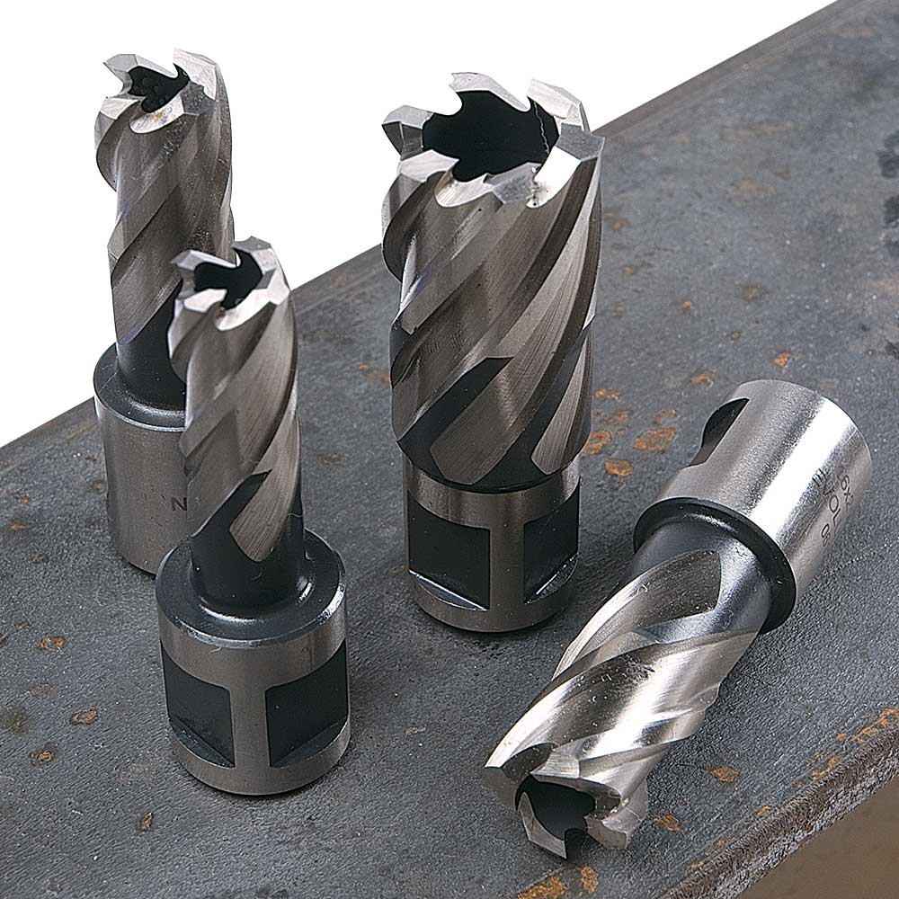 Evolution CC17/32 - 17/32 in. Width x 1 in. Depth Annular HSS Cutter with 3/4 Inch Weldon Shank and Pilot Pin included - Image 4
