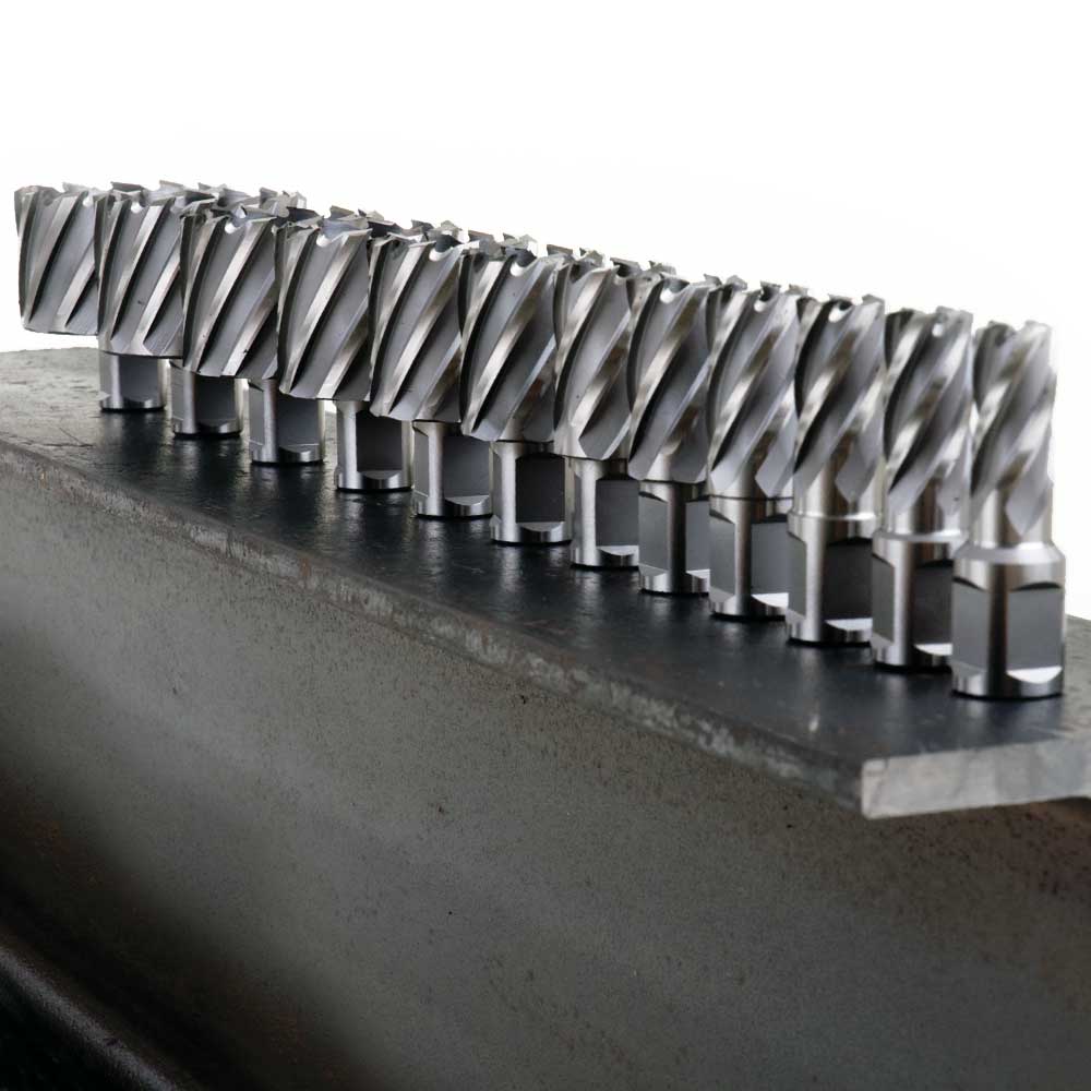 Evolution CC187 - 1-7/8 in. Width x 1 in. Depth Annular HSS Cutter with 3/4 Inch Weldon Shank and Pilot Pin included - Image 2