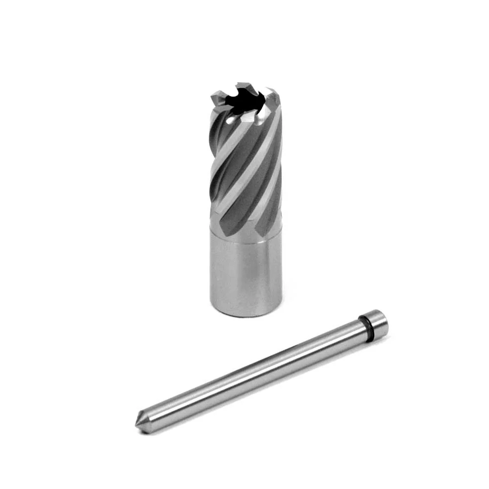 Evolution CC27/64 - 27/64 in. Width x 1 in. Depth Annular HSS Cutter with 3/4 in. Weldon Shank and Pilot Pin included