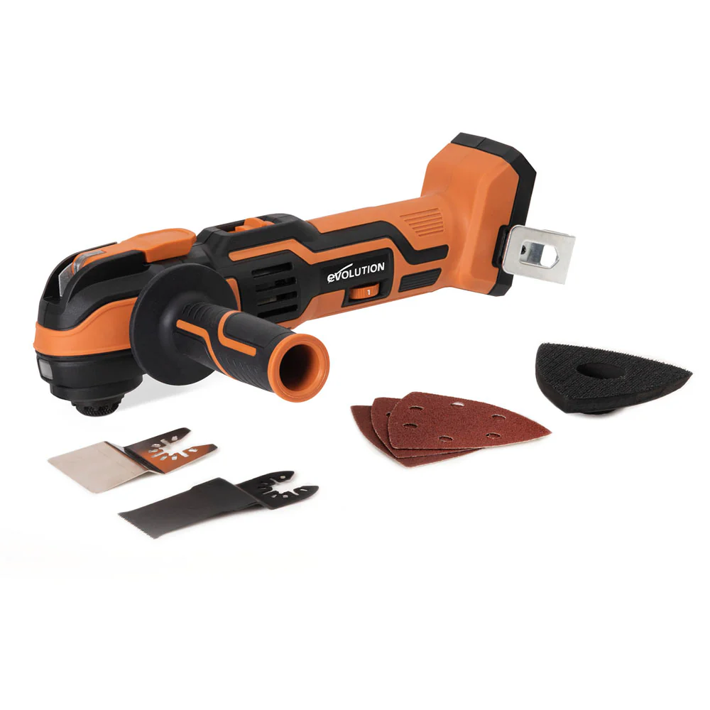 Evolution Cordless R18MLT-Li Oscillating Multi-Tool 20V Li-Ion EXT With Accessory Kit