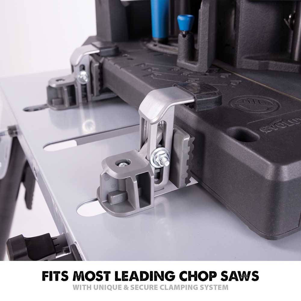 Evolution Universal Chop Saw Stand With Telescopic Arms and Folding Legs (Refurbished Like New) - Image 3