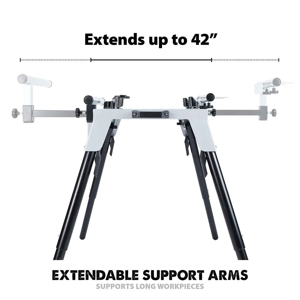 Evolution Universal Chop Saw Stand With Telescopic Arms and Folding Legs (Refurbished Like New) - Image 5
