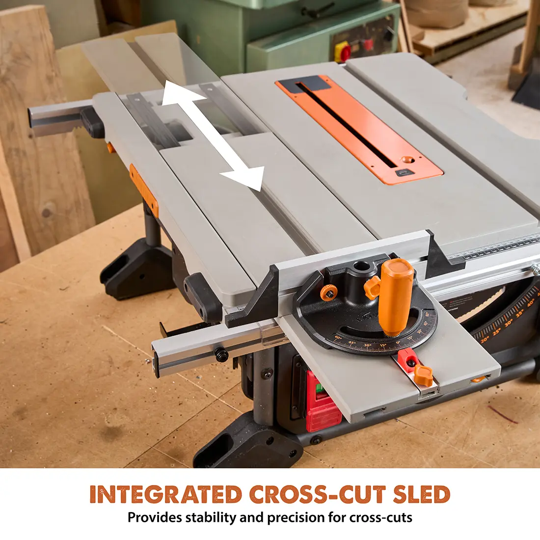 Evolution R10TS Portable Jobsite Wood Cutting Table Saw | 10 in. Multi-Material Cutting Blade - Image 4