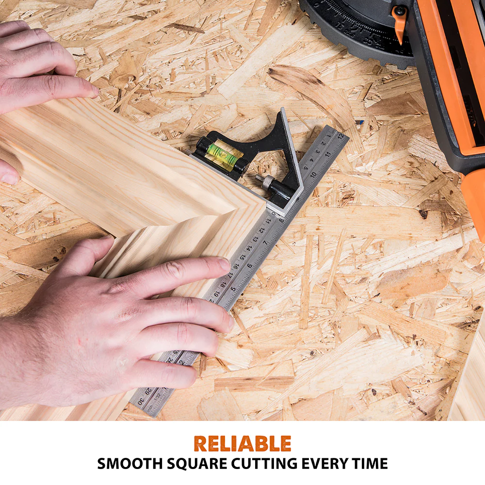 Evolution R185SMS+: Single Bevel Sliding Miter Saw With 7-1/4 in. Multi-Material Cutting Blade - Image 7