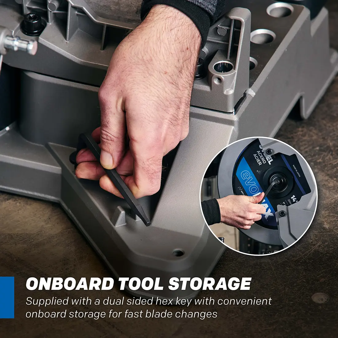 Evolution S14MCS: Metal Cutting Mitering Chop Saw With 14 in. EVOMAX14ST Blade | Heavy Duty - Image 13