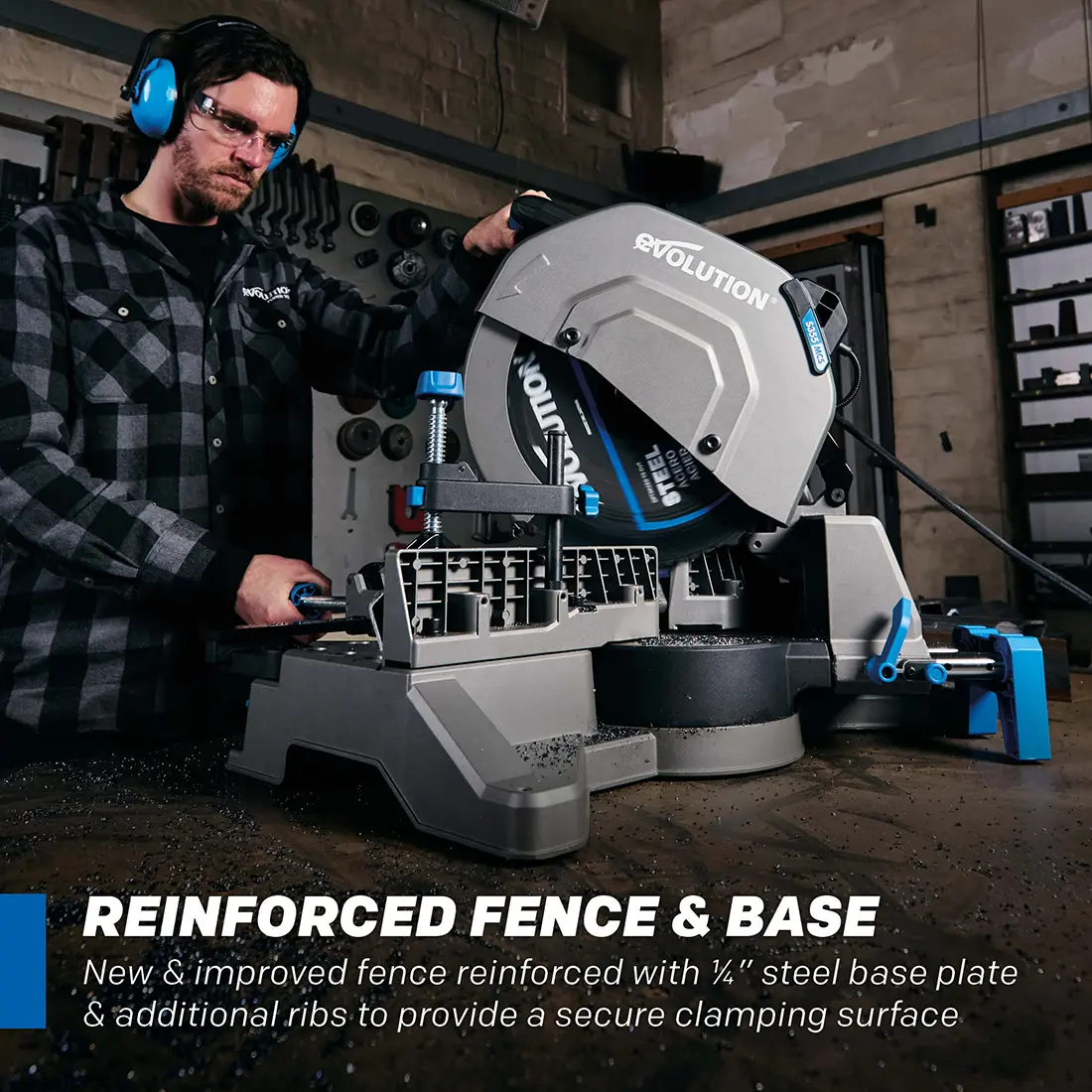 Evolution S14MCS: Metal Cutting Mitering Chop Saw With 14 in. EVOMAX14ST Blade | Heavy Duty - Image 9